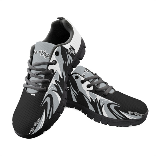 Men's Las Vegas Raiders AQ Running Shoes 005 Men's Las Vegas Raiders AQ Running Shoes 005